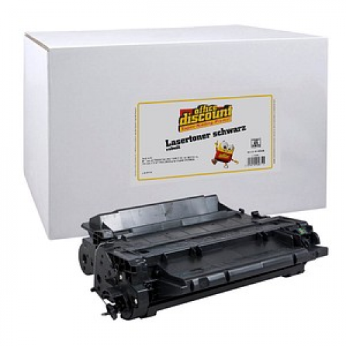 office discount  schwarz Toner kompatibel zu HP 55X (CE255X)