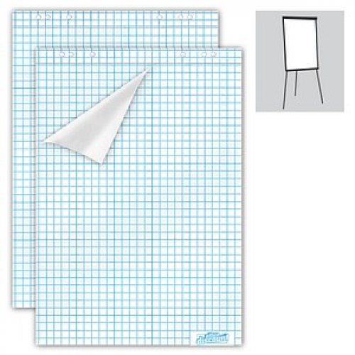 office discount Flipchart-Papier kariert 67,5 x 98,0 cm, 20 Blatt, 2 Blöcke