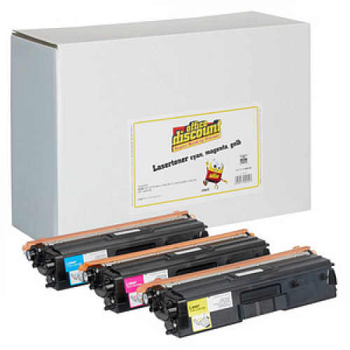 office discount  cyan, magenta, gelb Toner kompatibel zu brother TN-421C/M/Y, 3er-Set