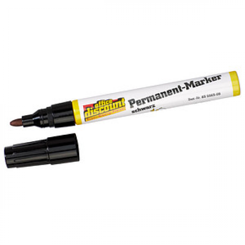 office discount Permanentmarker schwarz 1,5 - 3,0 mm, 1 St.