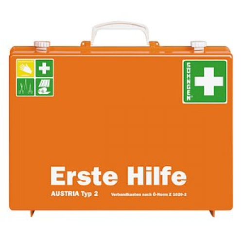 SÖHNGEN Erste-Hilfe-Koffer Austria Typ 2 ÖNORM Z 1020-2 orange