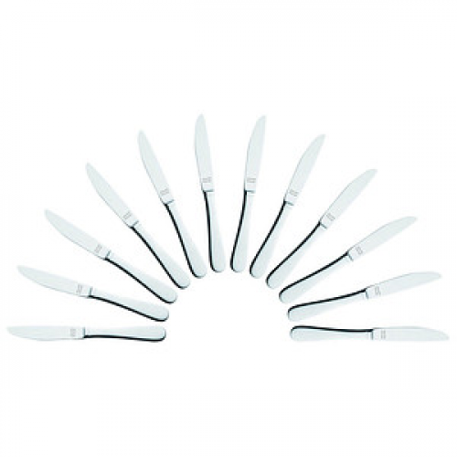 12 solex® Buttermesser Baguette silber