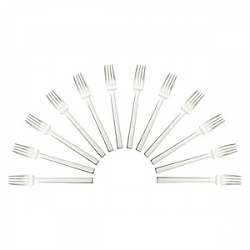 12 solex® Gabeln Maya silber