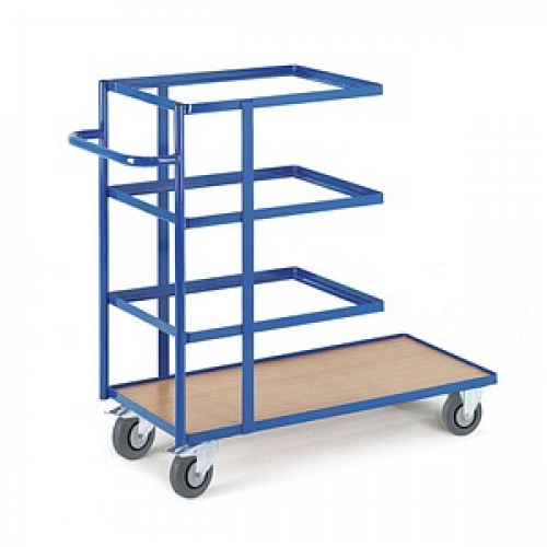 Rollcart Kommissionierwagen 08-7710 blau 47,0 x 104,0/63,0 x 106,0 cm