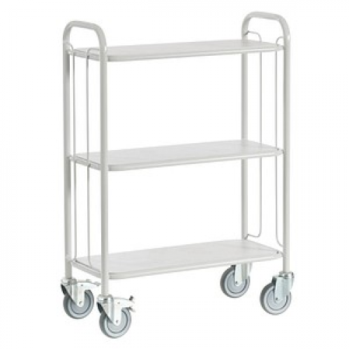 Rollcart Etagenwagen 08-7473 weiß 80,0 x 38,0 x 110,0 cm