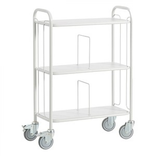 Rollcart Etagenwagen 08-7463 weiß 80,0 x 38,0 x 110,0 cm