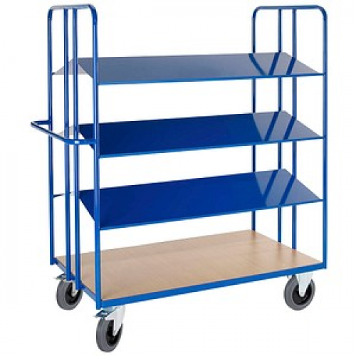 Rollcart Kommissionierwagen 16-4420 blau 135,0 x 40,0 x 174,0 cm