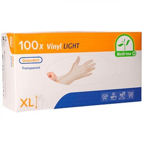 PAPSTAR unisex Einmalhandschuhe LIGHT transparent Größe XL 100 St.