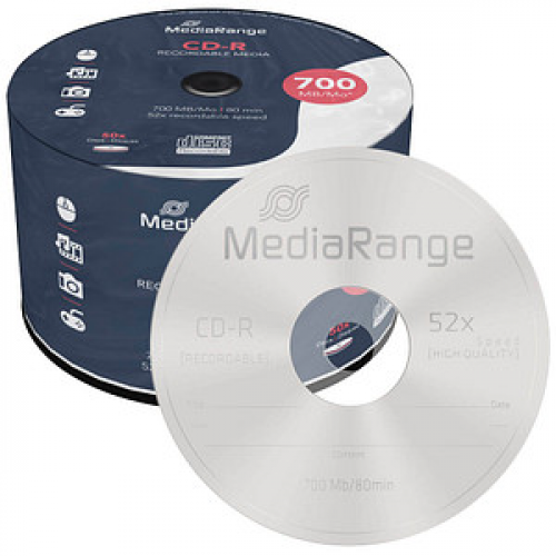 50 MediaRange CD-R 700 MB