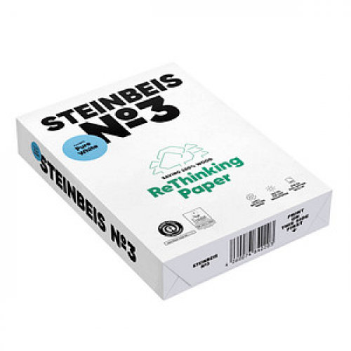 STEINBEIS Recyclingpapier No.3 DIN A4 80 g/qm 500 Blatt