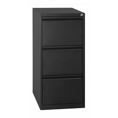 Gürkan Hängeregistraturschrank schwarz 3 Schubladen 40,0 x 62,0 x 101,0 cm