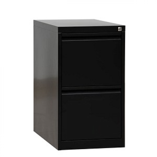 Gürkan Hängeregistraturschrank schwarz 2 Schubladen 40,0 x 62,0 x 70,0 cm