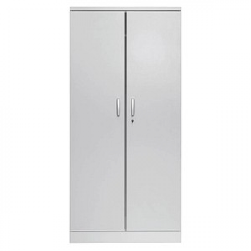 Gürkan Stahlschrank 100111 lichtgrau 92,0 x 42,0 x 195,0 cm, aufgebaut