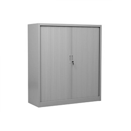 Gürkan Rollladenschrank lichtgrau 2 Fachböden 120,0 x 46,0 x 135,0 cm