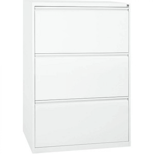 Gürkan Hängeregistraturschrank verkehrsweiß 3 Schubladen 76,0 x 62,0 x 101,0 cm