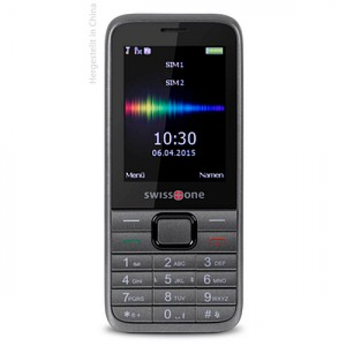 swisstone SC 560 Dual-SIM-Handy schwarz