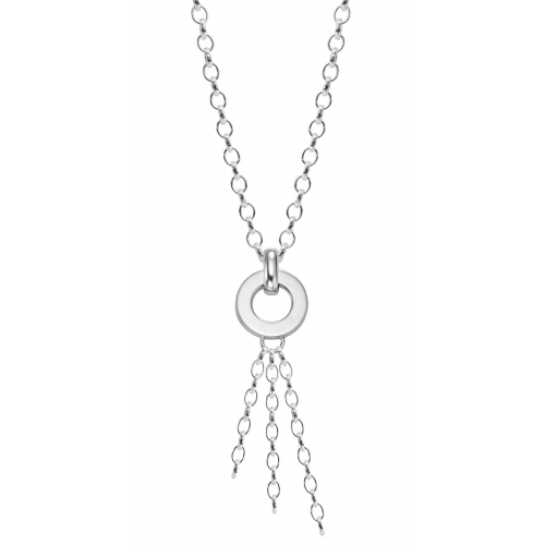 trendor 63416 Silber Charms Collier Halskette für Anhänger Damen-Kette