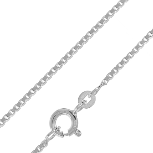 trendor 41123 Halskette für Anhänger 925 Silber Rhod. Venezianer Kette 1,2 mm