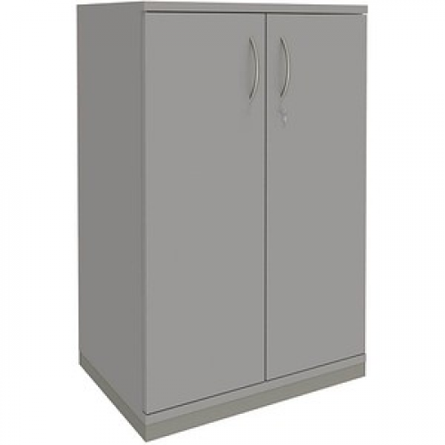 fm Aktenschrank Sidney, 4260267327487 lichtgrau 2 Fachböden 80,0 x 44,2 x 113,3 cm