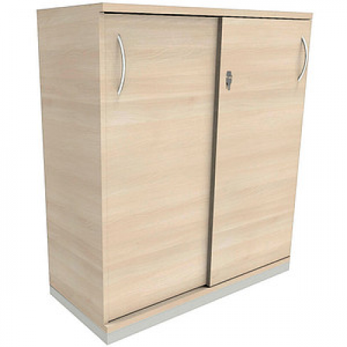 fm Schiebetürenschrank Sidney, 4260267327753 akazie 2 Fachböden 100,0 x 44,2 x 113,3 cm