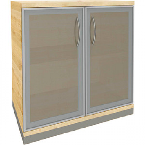 fm Aktenschrank Sidney, 4260267329276 königsahorn, Acrylglas satiniert 1 Fachboden 80,0 x 44,2 x 78,1 cm