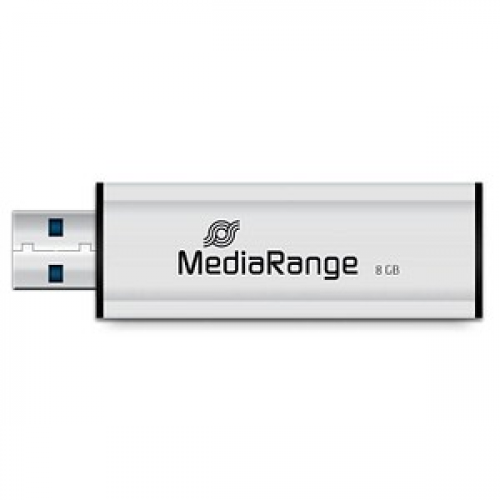 MediaRange USB-Stick schwarz, silber 8 GB