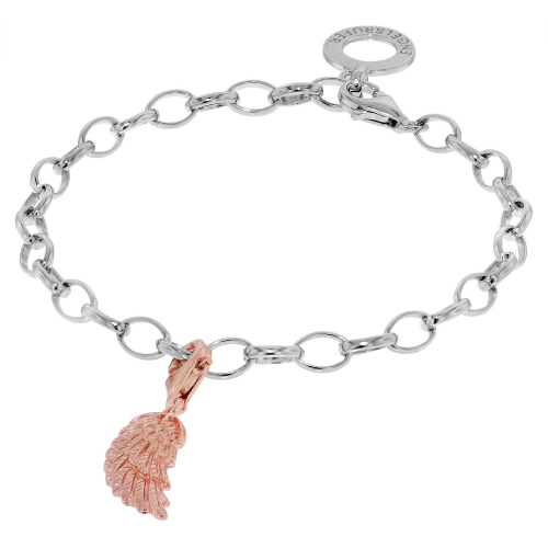 Engelsrufer 51979 Geschenkset Armband mit Flügel rosé