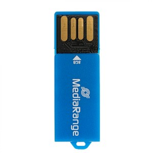 MediaRange USB-Stick PAPER-CLIP blau 8 GB