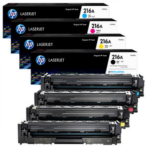 HP 216A (W2410A/W2411A/W2413A/W2412A) schwarz, cyan, magenta, gelb Tonerkartuschen, 4er-Set