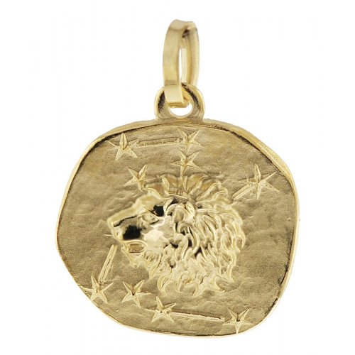 trendor 08725-08 Sternzeichen-Anhänger Löwe 333 Gold 16 mm