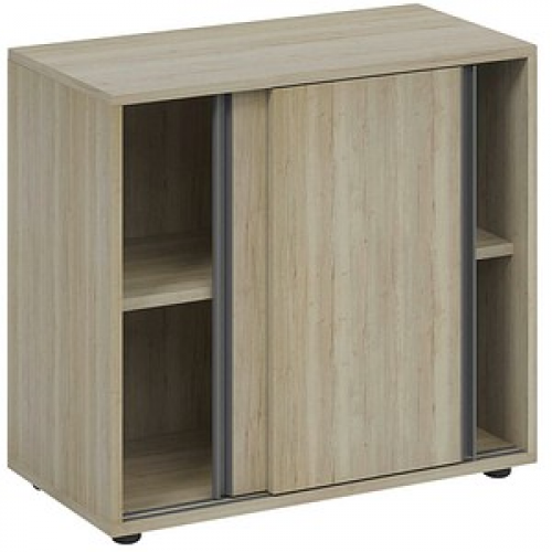 fm Schiebetürenschrank home office, 4260672333202 eiche 1 Fachboden 80,0 x 40,0 x 73,4 cm