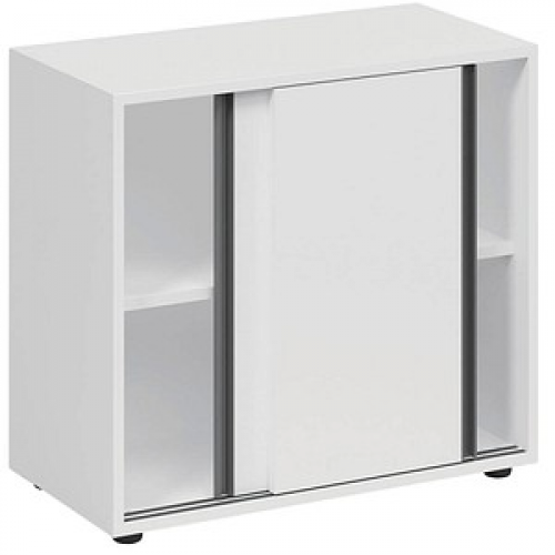 fm Schiebetürenschrank home office, 4260672333219 weiß 1 Fachboden 80,0 x 40,0 x 73,4 cm