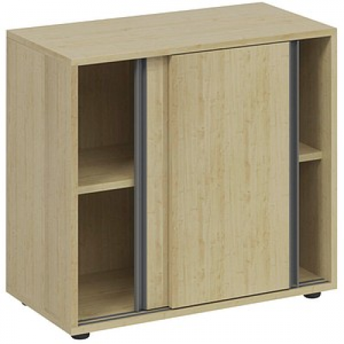fm Schiebetürenschrank home office, 4260672333226 akazie 1 Fachboden 80,0 x 40,0 x 73,4 cm