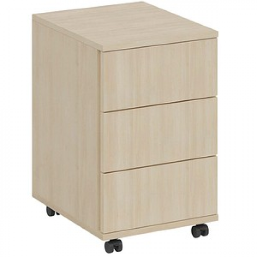 fm home office Rollcontainer ahorn 3 Auszüge 40,0 x 48,0 x 63,0 cm