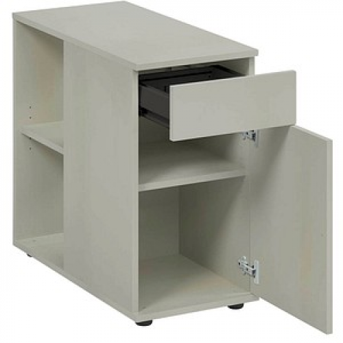 fm home office Standcontainer lichtgrau 1 Auszug 40,0 x 80,0 x 73,4 cm