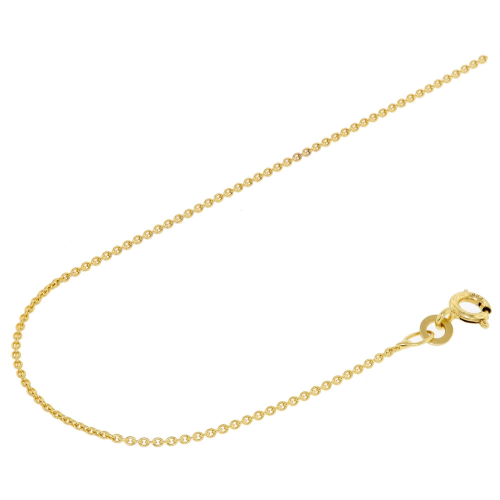 Acalee 10-1011 Halskette 333 Gold / 8 Karat Anker-Kette 1,1 mm