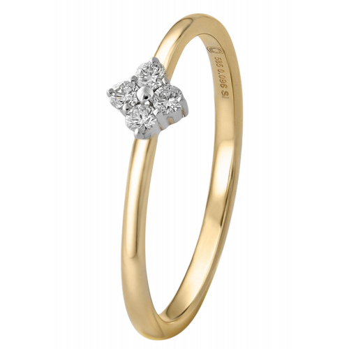 trendor 51752 Diamant-Ring für Damen 585 Gold Brillantring