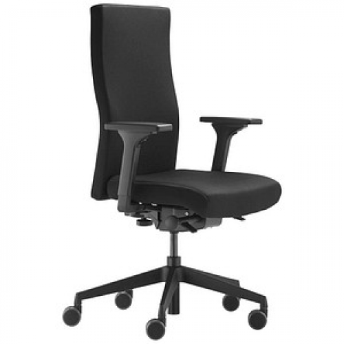 Trendoffice by Dauphin Bürostuhl to-strike comfort pro, SK9248 SY2 Stoff schwarz, Gestell schwarz