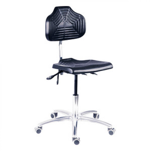 mey chair Arbeitsdrehstuhl W4-TR-PU-ALU schwarz