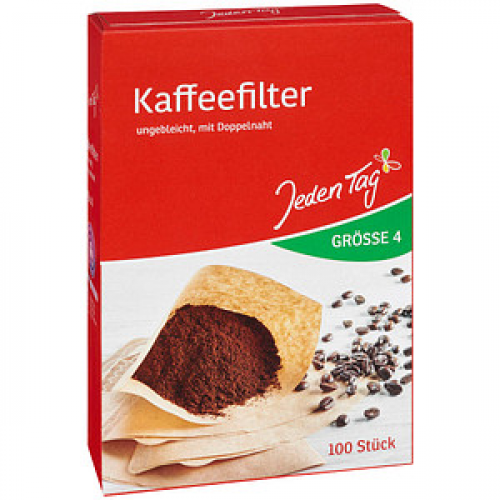 100 Jeden Tag Gr. 4 Kaffeefilter