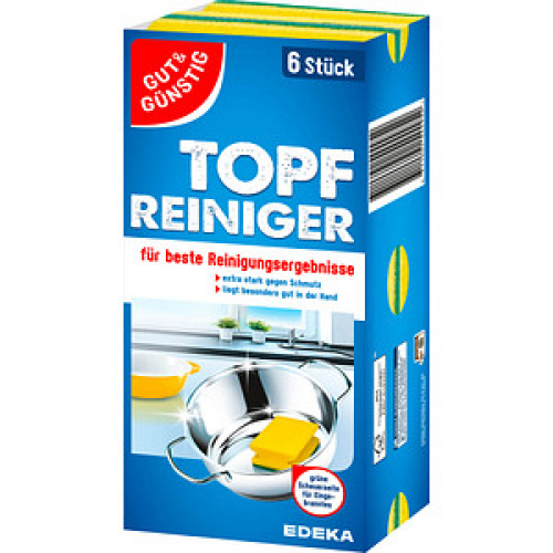 GUT&GÜNSTIG Topfreiniger, 6 St.