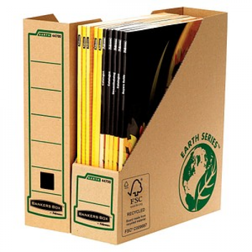 20 Bankers Box Archiv-Stehsammler Earth Series braun