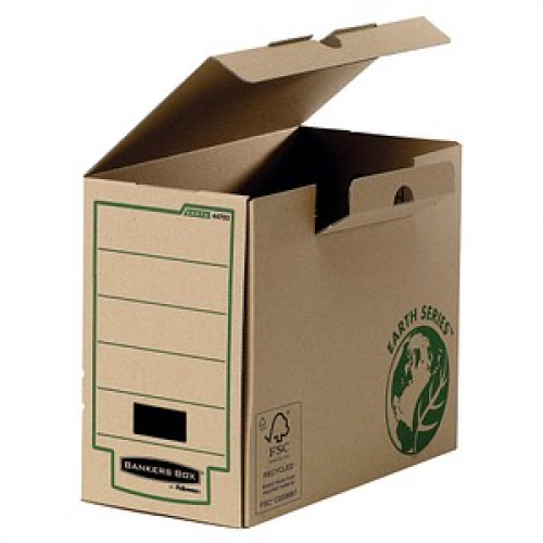 20 Bankers Box Archivboxen Earth Series braun 15,3 x 31,9 x 25,4 cm