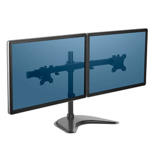 Fellowes Monitor-Halterung Seasa 8043701 schwarz für 2 Monitore, Tischständer