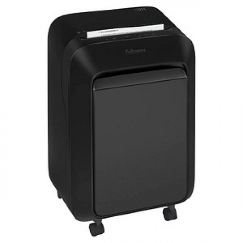 Fellowes Powershred LX 211 Aktenvernichter mit Partikelschnitt P-5, 2 x 12 mm, bis 14 Blatt, schwarz