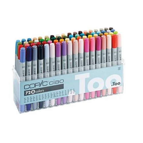 COPIC® Ciao B Layoutmarker-Set farbsortiert 1,0 + 6,0 mm, 72 St.