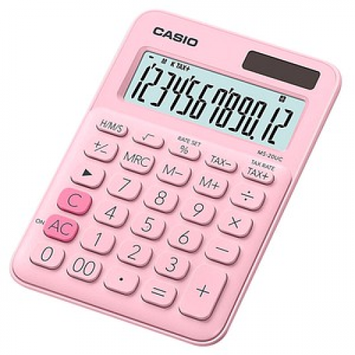 CASIO MS-20UC Tischrechner rosa