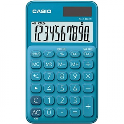 CASIO SL-310UC Taschenrechner blau