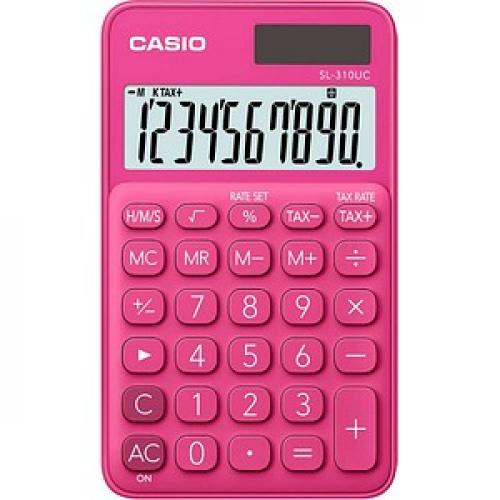 CASIO SL-310UC Taschenrechner pink