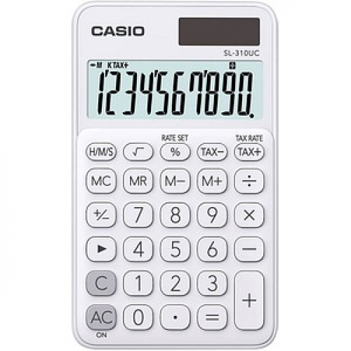 CASIO SL-310UC Taschenrechner weiß